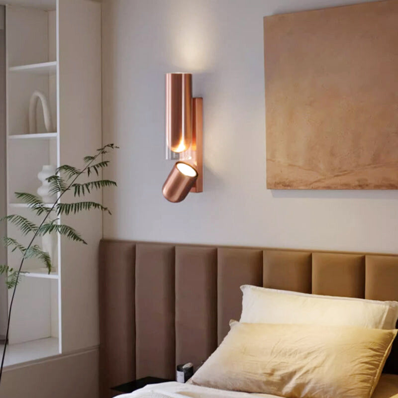 Applique Murale LED Spot Orientable Cylindre Noir | Cylo | Univers Mural