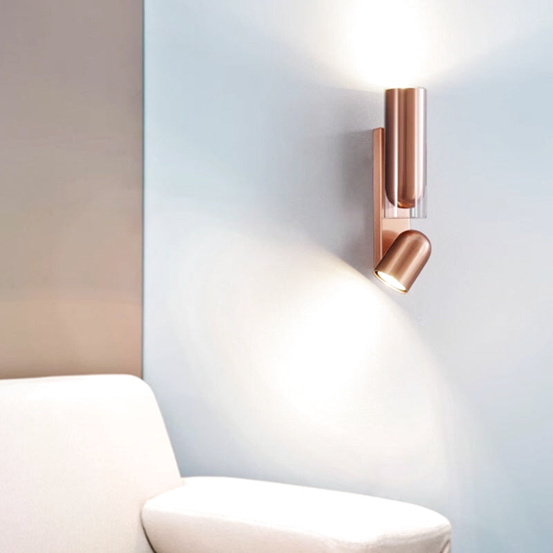 Applique Murale LED Spot Orientable Cylindre Noir | Cylo | Univers Mural