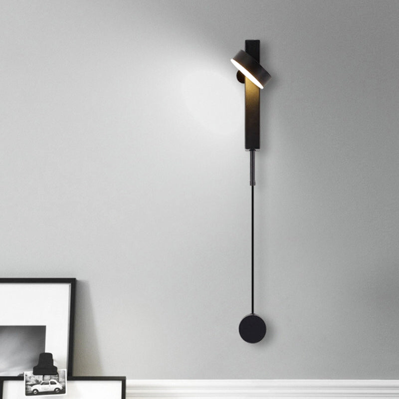 Applique Murale LED Orientable Spot Noir Mat | Axion | Univers Mural