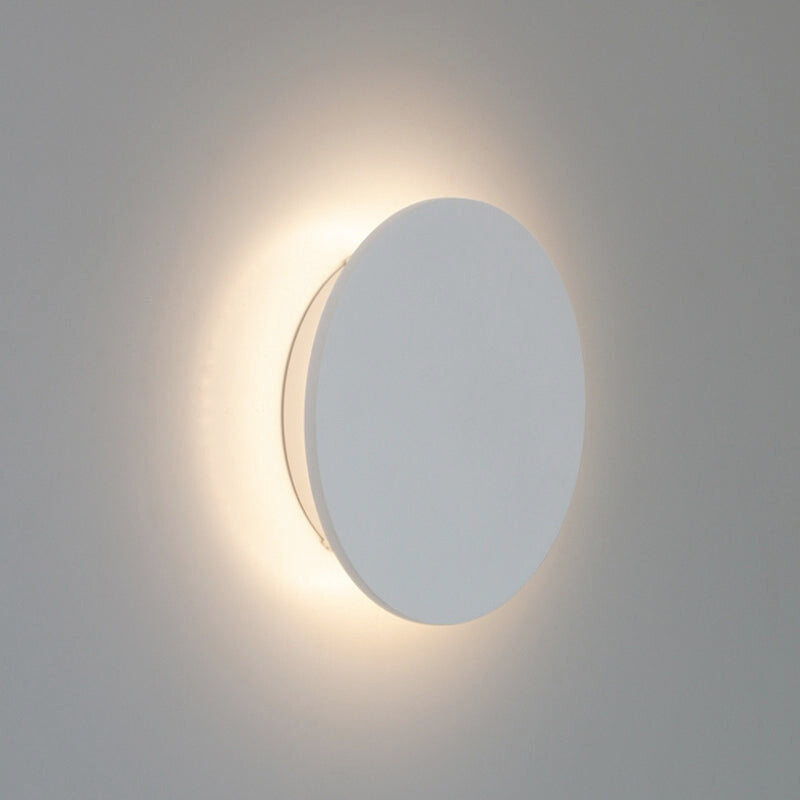 Applique Murale Ronde LED Extérieure Blanche | Alba | Univers Mural