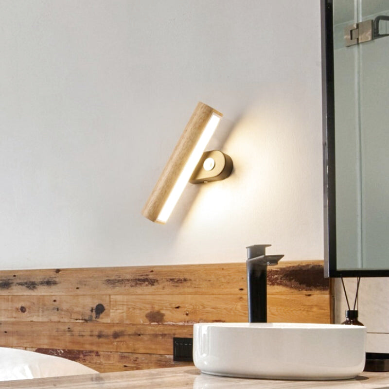 Applique Murale Liseuse Pivotante Bois Naturel | Natura