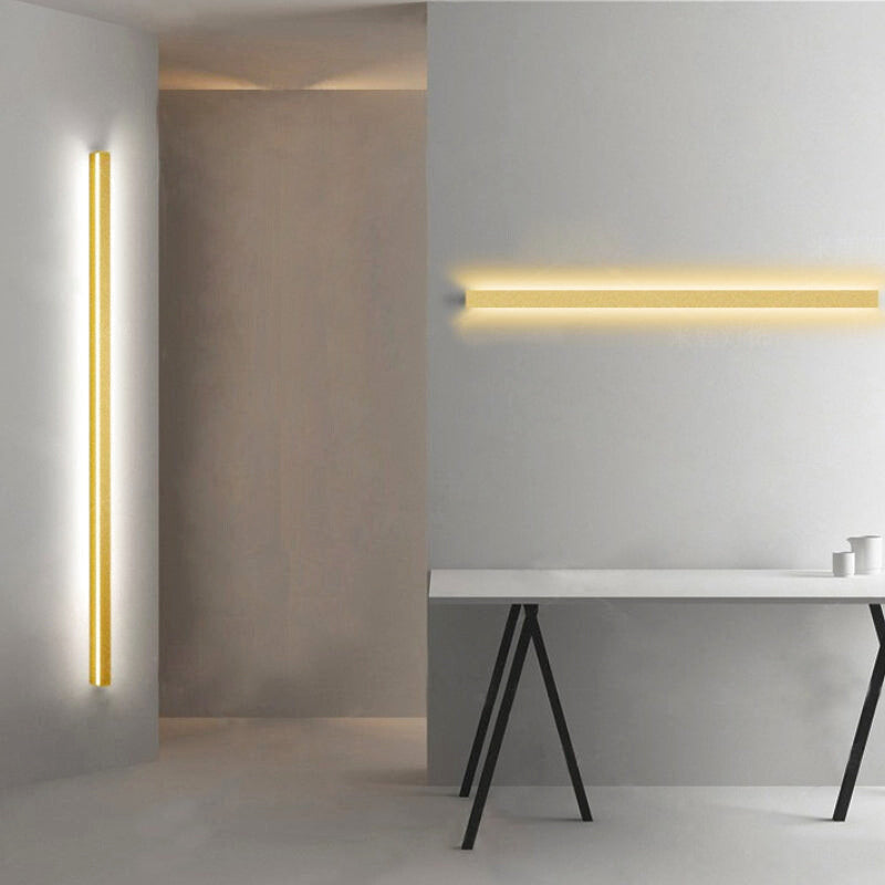 Applique Murale Barre LED Verticale Noire Design | Nera | Univers Mural